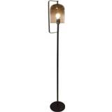 👉 Vloerlamp zwart WOFI 1flg 333801109100 E27 4003474357546