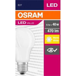 👉 Ledlamp OSRAM LED-lamp Energielabel A+ (A++ - E) E27 5.5 W = 40 (Ã x l) 60 mm 112 1 stuk(s) 4052899326934