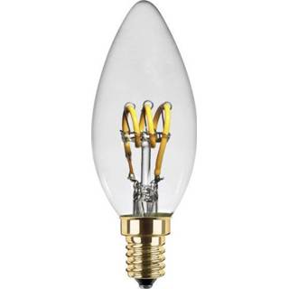 👉 Ledlamp Segula LED-lamp Energielabel A (A++ - E) E14 Kaars 2.7 W = 9 Warmwit (Ã x l) 35 mm 100 Dimbaar 1 stuk(s) 4260150055213