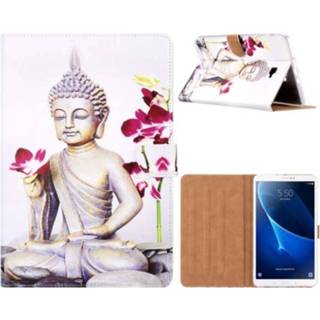 👉 Meerkleurig kunstleer buddha bookcase Geen IP certificering volledig toestel stuks FONU Samsung Galaxy Tab A 10.1 2016 (SM-T580 / SM-T585) 6017403339358