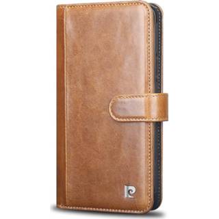 👉 Portemonnee bruin leer XS geen opdruk walletcase IP certificering stuks Pierre Cardin Leren Wallet Case iPhone Max - 8719273277928