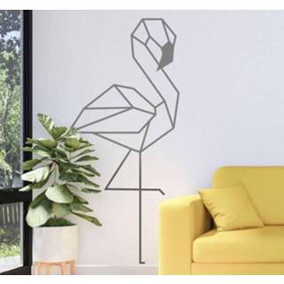 👉 Muursticker nederlands 3d flamingo voor woonkamer