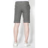 👉 Mannen grijs grote ruit Mason's Torino Heren Short 2013005784347