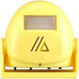 👉 Deurbel geel active Draadloze Intelligente Infrarood Bewegingssensor Voice Prompter Waarschuwing Alarm (Geel)