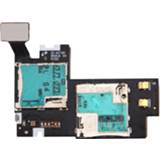 👉 SIM- en SD-kaartlezer Contact Flex-kabel voor Galaxy Note II / N7105
