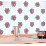 👉 Vinyl nederlands mannen Mandala-tegelstickers decoratief