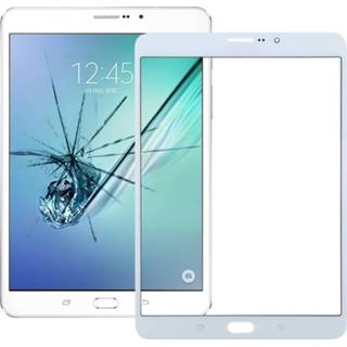 👉 Frontscherm buitenste glazen lens voor Galaxy Tab S2 8.0 LTE / T719 (wit)