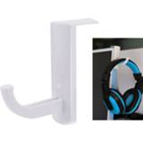 Hoofdtelefoon wit Universele Hanger PC Monitor Bureau Headset Houder Hook (Wit)
