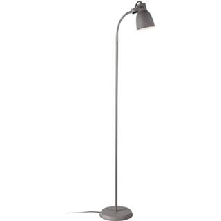 Vloerlamp grijs metaal Adrian metaal,