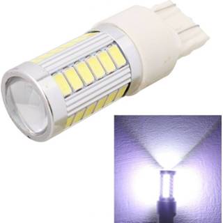 👉 2 STUKS T20 / 7443 16.5W 990LM 6500K Wit licht 5630 SMD Dual Wire 33 LED autorem- / stuurlamp, DC12V