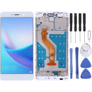 👉 Digitizer wit active Lcd-scherm en volledige montage met frame voor Huawei Y7 (2017) (wit) 6922186744070