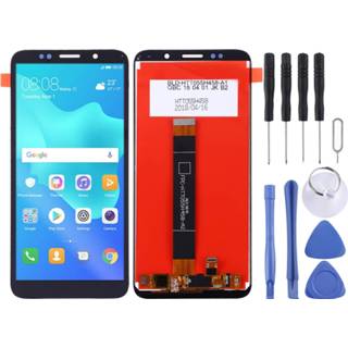 👉 Digitizer zwart active LCD-scherm en volledige montage voor Huawei Y5 Prime (2018) (zwart) 6922425673970