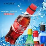 👉 Sealer Soda Cap Inflatable Air Tight Fizzy Drink Carbonated Beverage Cola Bottle Stopper Saver Carbonation Keeper