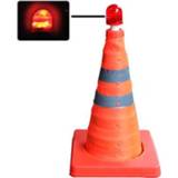 👉 Lift verkeersveiligheid verkeerskegels met waarschuwingskoepel, hoogte: 44cm