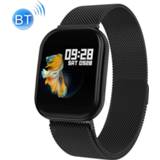 👉 Armband zwart active X116 1.3 inch HD-scherm IP67 Waterdichte slimme Bluetooth stalen armband, ondersteuning oproepherinnering / hartslagmeting bloeddrukmeting slaapmonitoring (zwart) 6922579115906