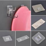 Zuignap Strong Invisible Hook Pattern No Trace Wall Hanging Kitchen Glue Creative Nail-free Suction Cup Home Storage Supplies