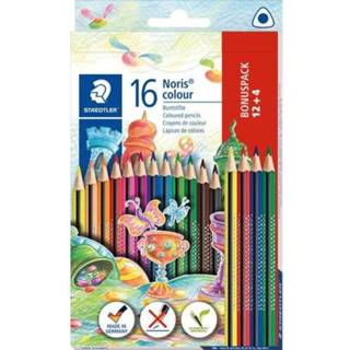 👉 Kleurpotlood Staedtler Noris driehoek 187 C12P1 Willekeurige kleur (geen keuze mogelijk) 1 stuk(s) 4007817374771