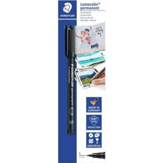 👉 Permanent marker zwart Staedtler Lumocolor Watervast: Ja 313-9 BK-1 4007817069943