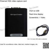 👉 Monitor VGA2USB External VGA Video Capture Card Computer USB Data Notebook Audio