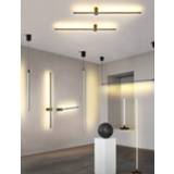 👉 Hanger zwart Modern LED Pendant lights Black/Sliver Ceiling Suspended Light Lamp for Hall Kitchen Living Room Bedroom