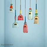 👉 Hanger Nordic Color Candy Pendant Lights modern Living Room Bedroom Children's Single Head Glass Hanging Lamps Home Decor Fixtures