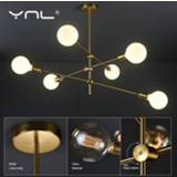 👉 Hanger goud Modern Lighting Nordic Pendant Lights Hanglamp Living Room Hanging Lamp Indoor Gold Pedant Ceiling Long Pole Art Decoration