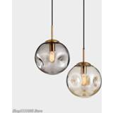 👉 Hanger Modern glass ball pendant light Nordic LED lamp living room Dining bedroom kitchen hanging decor fixture