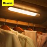 👉 Wardrobe Baseus LED Closet Light PIR Motion Sensor Human Induction Cupboard Lamp Under Cabinet Night For Kitchen Bedroom