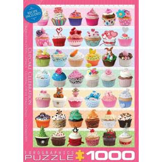👉 Cupcake engels legpuzzels Celebration Puzzel (1000 stukjes) 628136605861
