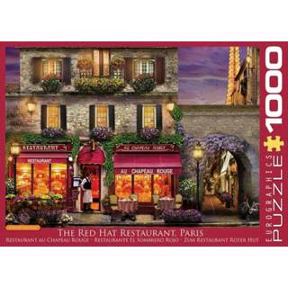 👉 Puzzel engels legpuzzels The Red Hat Restaurant Paris (1000 stukjes) 628136609630