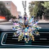 👉 Ornament Top Quality K9 Crystal Snowflake Chandelier Hanging Suncatcher Christmas Ornaments Home Decoration Or Car