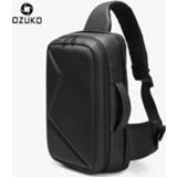 👉 Schoudertas large OZUKO Men 12.5 inch iPad Capacity Crossbody Bag Waterproof Messenger Shoulder Chest Pack Business Sling Bags for Male