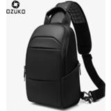 👉 Schoudertas OZUKO Men's Waterproof Crossbody Bag Chest Pack Male Messenger Shoulder Short Trip Phone Sling Bags Casual 9.7 inch Ipad New