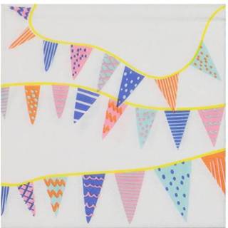 👉 HEMA Servetten - 33 X 33 - Papier - Vlaggen - 20 Stuks