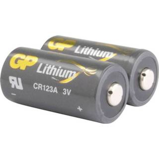 👉 Fotocamera accu GP Batteries CR123A Fotobatterij Lithium 1400 mAh 3 V 2 stuk(s) 4891199193125