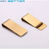 Portemonnee brass 1PC Thin Section Money Clip Cash Clamp Holder Portable Wallet Purse for Pocket Metal