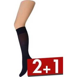 👉 One Size vrouwen zwart Decoy Knee-highs Microfibre 60 den * Gratis verzending