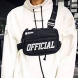 👉 Vest small Men Chest Bag Tactical Rig Hip-hop Outdoor Streetwear Bags For Waist Pack Kanye