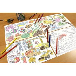 👉 Info Notes IN-8719-08 Kleurboek 300mm X 200mm Colouring Book
