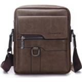 👉 Schoudertas bruin PU leather Fashion Men Shoulder Bag for 10.5