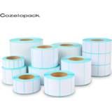 Barcodelabel 700pcs/Roll Adhesive Thermal Label Sticker Paper Supermarket Price Blank Barcode Direct Print Waterproof Supplies
