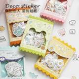 Memo pad 45 Pcs/pack Cartoon Character Diy Stickers Decorative Scrapbooking Diary Album Stick Label Decor Paper Party Pads