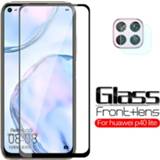 👉 Cameralens 2 in 1 tempered Glass For huawei p40 lite camera lens screen protector on hauwei p 40 light p40lite 40lite protective Film