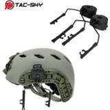 Helm Military tactics Peltor helmet ARC OPS-CORE track adapter headphone bracket and fast action core rail - BK