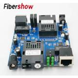 👉 Transceiver fiber Fast Ethernet Media Converter Switch half board Single Mode SC 10/100M