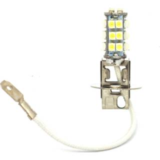 Wit 1 Pcs H3 pk22s 26 SMD Car Led White Lights Fog Light Lamp bulb for DC 12V