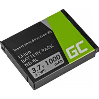 👉 Batterij active li-ion NB-6L/6LH Canon PowerShot SX510 HS, SX520 SX530 SX600 SX700 D30, S90, S120 3.7V 1000mAh