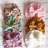 Beanie baby's kinderen jongens meisjes Fashion Cute Baby Hat Toddler Kids Soft Cotton Turban Beanies Boy Girl Floral Bowknot Head Wraps For 0-3 Years