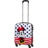 👉 Spinner blauw Nie Blue Dots polycarbonaat cijferslot Disney Legends multicolor American Tourister 55 Minnie 5400520095275