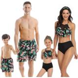 👉 Bikini 2020 Summer Family Swimsuit Mommy and Me Clothes Mom Father Son Mother Daughter Beach Shorts Couple Matching Swimwear